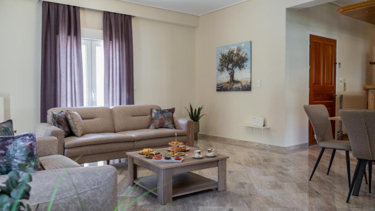 L'Olivier House Apartment Kalampáka Ngoại thất bức ảnh